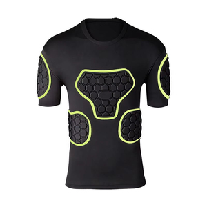 Premium American Football Compression <b>Padded</b> Shirt Flexible Protective Base Layer for Training Sessions Football <b>Padded</b> Shirts - Product Image 4