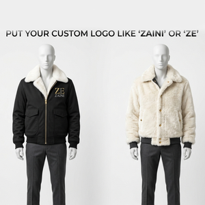 Chaqueta Bomber Premium Reversible de Invierno Unisex, Resistente al Viento, de Algodón y Poliéster de 420 GSM, con Capucha, Color Negro, para Logotipo Bordado Personalizado - Product Image 1