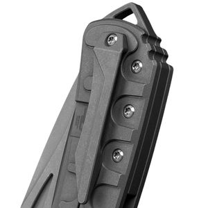 Couteaux de poche pliants durables avec motif de lame complexe, mécanisme d'ouverture fluide et poignée métallique confortable pour un usage quotidien - Product Image 6