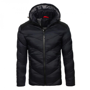Veste d'hiver matelassée pour homme, coupe-vent et chaude, idéale pour les activités de plein air, avec un design urbain. - Product Image 2