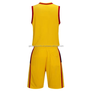 Best Quality Custom Heat-Transfer Sleeveless Unisex Basketball Uniform Set 100% Polyester Plus Size Summer Breathable - Product Image 2