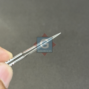 Pince à cils en acier inoxydable à pointe lisse, outil de beauté de précision avec motif floral imprimé - Product Image 4