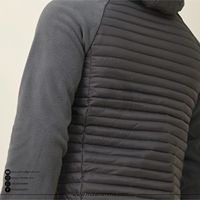Mawra 2026 – Blouson matelassé hybride à capuche personnalisé pour homme, avec logo OEM, pour l'hiver, l'extérieur, isolé, haute performance, vente en gros, unisexe