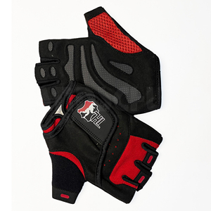 Gants de musculation professionnels rouges et noirs avec rembourrage amélioré de la paume |   Poignée antidérapante de qualité supérieure pour un équipement de musculation ultime - Product Image 6