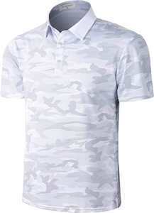 Camisa Casual de Algodón para Hombre, Manga Corta, Color Sólido, Ecológica, de Secado Rápido, Personalizable, para Golf - Product Image 2