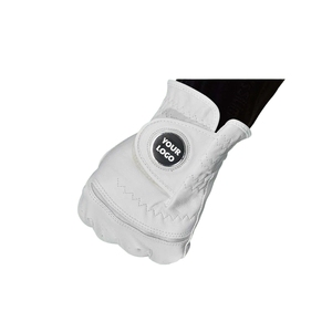 Guante de Golf Magnético Personalizado con Marcador de Bola, Cuero Genuino de Dedo Completo, Ajuste Transpirable, Agarre Antideslizante, Logotipo Personalizado, Talla Completa - Product Image 4