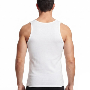 Men <b>Light</b> Weight And Breathable Men Tank Top Factory Direct Sales Men Tank Tops Fitness Wear Custom Plain Dyed Tank Top - Product Image 2