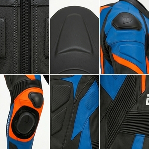 Traje de Cuero Personalizado para Motociclismo Unisex, Proveedor Mayorista OEM ODM, Equipo de Protección para Días de Pista, Botas y Guantes para Motociclistas - Product Image 6