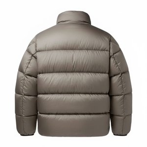 New Top Selling Custom Design Men's High Quality <b>Light</b> Brown Down <b>Puffer</b> <b>Jackets</b> Breathable Hooded Bubble <b>Jackets</b> Outwear Trendy - Product Image 3