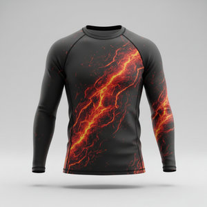 Camiseta de Compresión Unisex de Manga Larga para Artes Marciales, Personalizable por Sublimación, para Entrenamiento de BJJ, MMA, Jiu Jitsu, Sin Gi, Grappling - Product Image 4