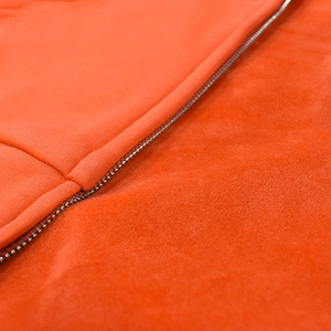 Sudadera con Capucha Roja para Hombre, Diseño 2026, Cierre Completo con Cremallera, Cuernos de Diablo, Logotipo Personalizado, Manga Larga, Transpirable, Ecológica, para Invierno - Product Image 5