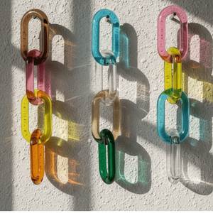 Escultura Decorativa de Resina Exclusiva para Colgar en la Pared, con Eslabones de Cadena, para Diseño de Interiores de Villas, Hoteles y Oficinas de Lujo - Product Image 3