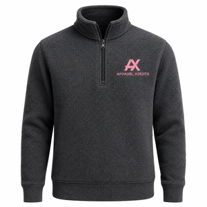 Sweat-shirt à col montant en molleton de coton pour homme, personnalisable avec logo OEM, impression sérigraphique, idéal pour l'hiver et les occasions décontractées - Product Image 5