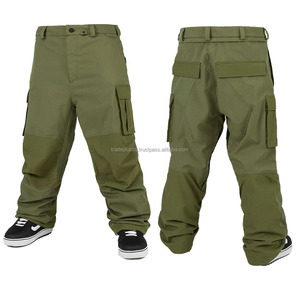 Pantalons de neige d'hiver unisexes personnalisables, durables, imperméables, coupe-vent, respirants, chauffants, pour adultes, softshell - Product Image 1