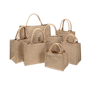 Bolsa de Yute Promocional Directo de Fábrica, con Cordón, Impresión de Logotipo Personalizado, Bolsa Natural al por Mayor - Product Image 6