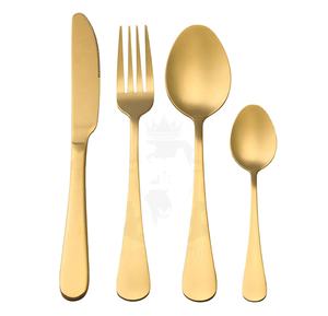 Ensemble de couverts modernes de luxe en acier inoxydable 304 de 16 pièces mariage au Pakistan comprend une cuillère fantaisie, une fourchette, un couteau, un lave-vaisselle - Product Image 1