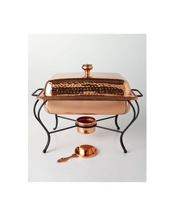 Calentador de Comida Rectangular de Lujo con Tapa Enrollable, a Gas, Ecológico, con Recipientes para Alimentos y Agua, para Banquetes - Product Image 4