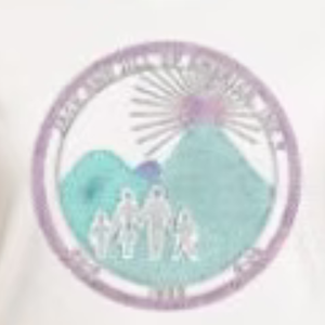 เสื้อยืดโลโก้ทรงกลมสีขาวสำหรับผู้หญิง ลำลอง สตรีทแวร์ สวมใส่สบาย แฟชั่นไลฟ์สไตล์ เสื้อผ้าชั้นนำ - Product Image 2