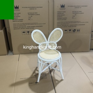 Chaise Enfant en Rotin Tressé Haut de Gamme à Louer pour Mariage, Événement, Anniversaire, Décoration, Accessoire Photo - Product Image 2