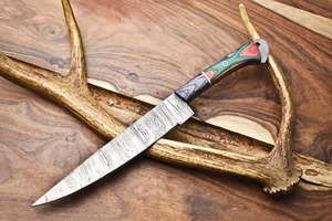 Cuchillo de Chef BUNKA de Acero de Damasco Hecho a Mano de 13 Pulgadas de BA ENTERPRISES, Cuchillo Personalizado para Regalo - Product Image 6