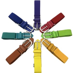 ERID SPORTS OEM Custom Logo Adjustable Alloy Baseball Softball <b>Belt</b> PU Leather <b>Elastic</b> Sports Uniform <b>Belt</b> Youth Adult Outdoor - Product Image 1