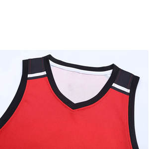 Uniformes de Baloncesto Estampados, Conjuntos de Camisetas Deportivas para Entrenamiento, Ropa Deportiva para Hombre, Lisos, sin Mangas, 100% Poliéster, Personalizables - Product Image 4