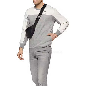 Sudaderas de Hombre Elegantes de Dos Tonos en Contraste, Color Personalizado, Corte Regular, Casual, Invierno, 100% Algodón, Ecológicas y Transpirables - Product Image 2