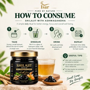 Résine de Shilajit Pur de l'Himalaya OEM 30g – Mélange Herbal Premium de Shilajit Purifié et d'Ashwagandha pour l'Énergie Quotidienne et le Soutien de l'Endurance - Product Image 2