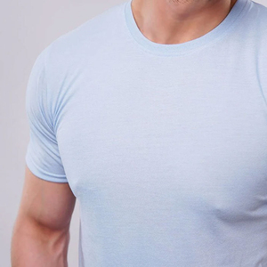 Camiseta de Hombre de Algodón 100% de Lujo, Diseño Novedoso, Ajuste Regular, Marca Blanca, con Servicio OEM, Elegante, Venta al por Mayor - Product Image 2