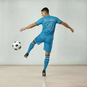 Ensemble de maillots de football respirants personnalisés OEM, maillot de football sublimé, uniforme d'équipe de club, maillot de football classique pour hommes - Product Image 4