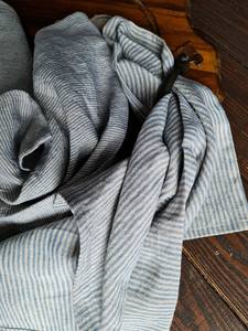 Essuie-tout en lin rayé style français, torchon de cuisine épais, serviette de table rayée naturelle, serviette de table rustique durable - Product Image 6