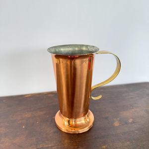Mug en cuivre massif pour la cuisine et la salle à manger, mug en cuivre pour boire, pour le stockage d'eau détoxifiante, mug en cuivre traditionnel pour l'eau potable - Product Image 3