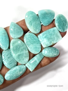 Amazonita Natural, Gema Suelta, Cabujón, Formas y Tamaños Variados, Grado AAA, Cambio de Color, para Joyería - Product Image 2