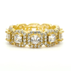 Nouvelle Collection : Bague de Fiançailles en Argent 925 Anti-ternissement, Moissanite VVS Taille Coussin, Bijou Hip Hop Bling, Certifiée IGI pour Mariage et Fêtes - Product Image 6