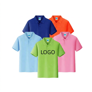 Polo à manches courtes pour homme 100% coton, couleur unie, respirant, coupe classique, décontracté, avec logo imprimé sur le devant - Product Image 6