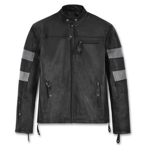 Chaqueta de Cuero para Hombre, Estilo Biker, Corte Ajustado, a la Moda, para Invierno, Ropa Urbana Elegante para Hombre - Product Image 5