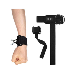 Sangles de poignet pour la musculation et le powerlifting, sangles d'entraînement de force avec design respirant et antidérapant pour un usage unisexe - Product Image 6