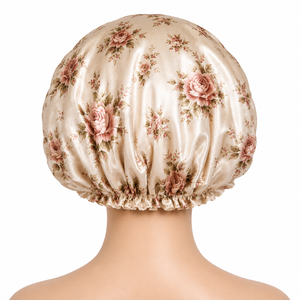 Bonnet de nuit en satin Loviaal pour femme, bleu, réglable, élastique, protection des cheveux, usage domestique décontracté, printemps-été, 54-56 cm - Product Image 5