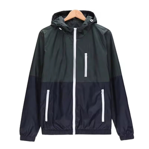 Nouvelle Veste Coupe-Vent Unisexe pour Hommes, Style Extérieur, Col Montant, Logo Frontal, Capuche Respirante, Hiver, Cyclisme, Course à Pied, Personnalisable - Product Image 1