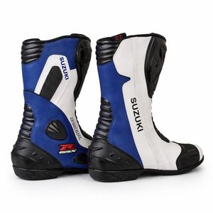 Chaussures et gants de course en cuir pour moto Zuzuki GSXR, protection CE, bottes de course sur circuit, équipement de motard professionnel, durable - Product Image 2