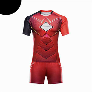 Maillots de rugby personnalisés par sublimation pour hommes, vêtements de sport OEM, tenues de football - Product Image 3