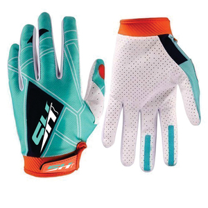 Guantes de Motocross de Alto Rendimiento, Palma de Cuero Sintético, Orificios de Ventilación, Equipo de Motociclismo - Product Image 1