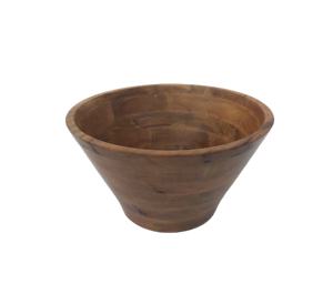 Vente chaude Bol de service en bois de manguier écologique Couleur naturelle Cuisine Maison Décoration de mariage Taille et forme personnalisées - Product Image 1