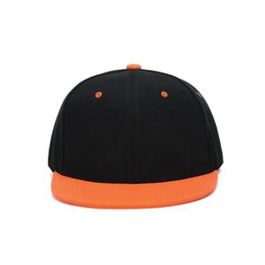 RELEVO INDUSTRIES Gorra de Béisbol Unisex de Cuero Sintético Negro y Naranja, 6 Paneles, Color Sólido, Ajustada, Informal, para las Cuatro Estaciones, para Adultos - Product Image 1