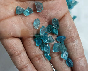 Piedra preciosa en bruto de Aguamarina Natural creada en laboratorio, piedra preciosa sin forma para el Festival de verano, fabricación de joyas, fabricación de joyas de boda - Product Image 5