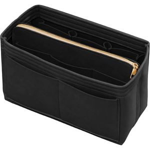 Organizer per Borsa da Donna con Cerniera, Inserto in Feltro per Borse e Borsette, Portachiavi, Organizer per Borsa a Mano che si Adatta Perfettamente - Product Image 1