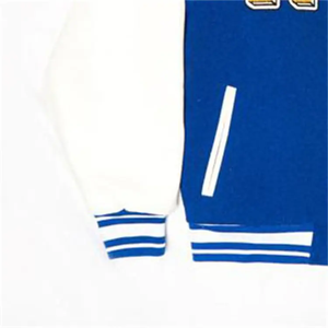 เสื้อแจ็คเก็ตเบสบอลแบบกำหนดเองสำหรับผู้ชาย แจ็คเก็ตเลตเตอร์แมน บอมเบอร์ สตรีทแวร์ ปักลาย แฟชั่นลำลอง - Product Image 5