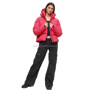 Chaqueta Acolchada Impermeable con Estampado para Mujer, Talla Grande, para Exteriores, Abrigada e Informal - Product Image 3