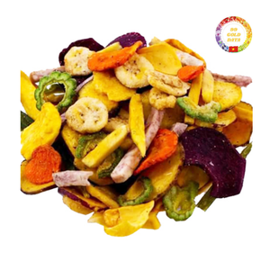 Assortiment en vrac de chips tropicales croustillantes aux légumes séchés, banane, jackfruit, patate douce et taro - Product Image 5