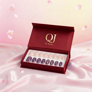 Boîte en papier magnétique pliable, écologique, biodégradable, recyclable, avec logo personnalisé, insert en mousse, pour emballage de produits de beauté, boîtes QJ - Product Image 3